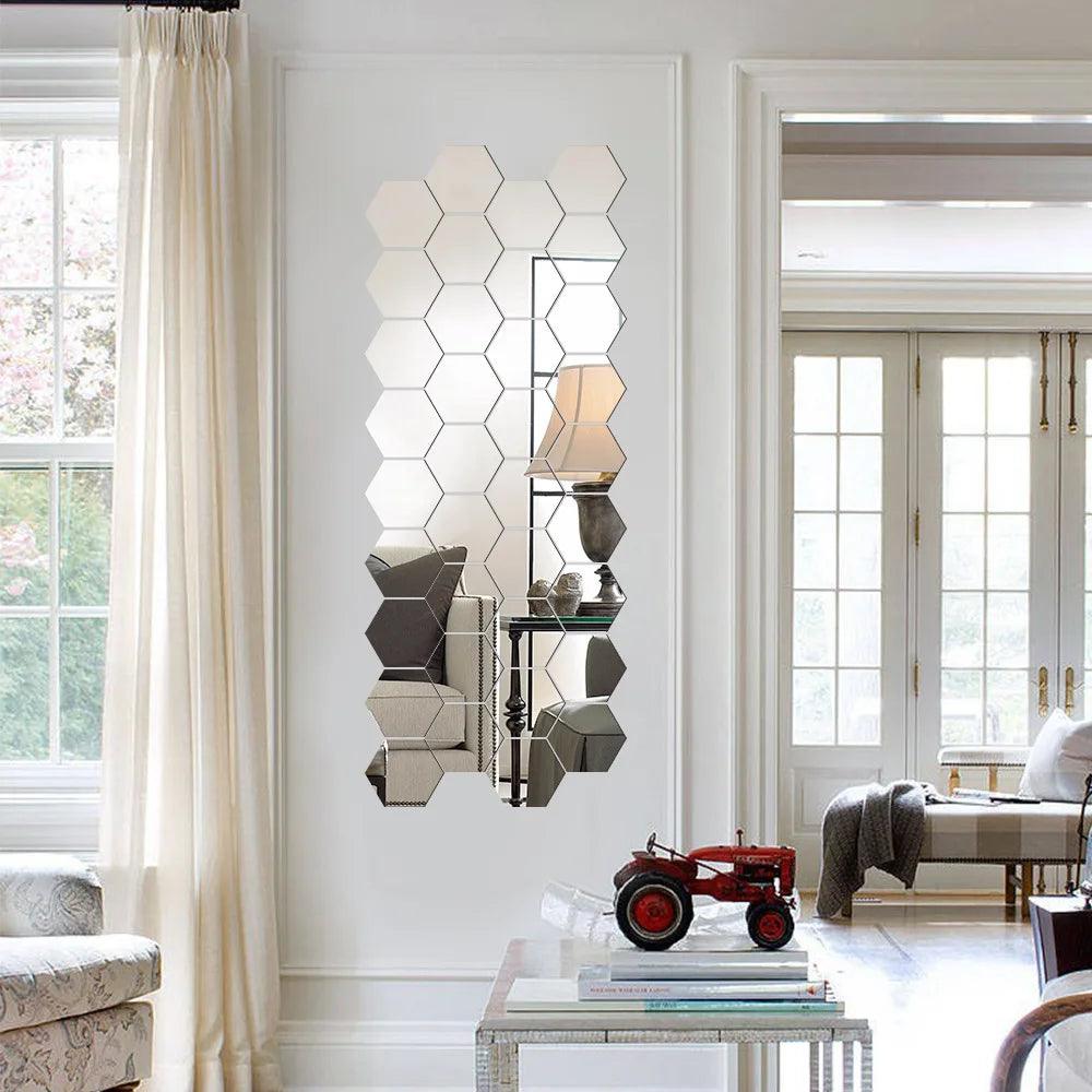DIY Geometric Mirror - Mi Amor Furnishings