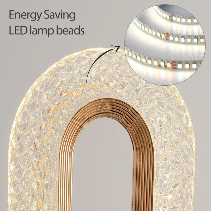 Crystal Table Lamp - Mi Amor Furnishings