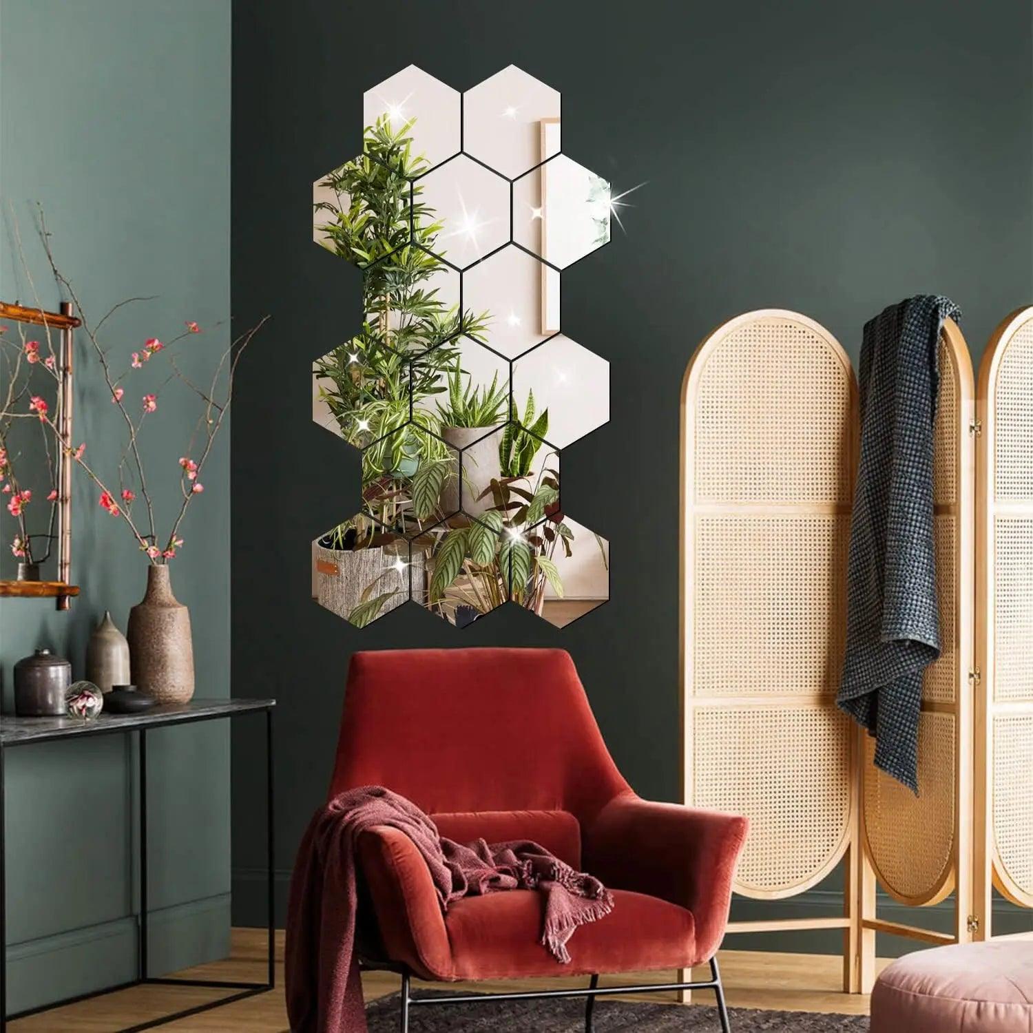 DIY Geometric Mirror - Mi Amor Furnishings