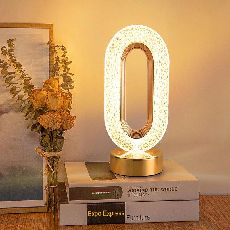Crystal Table Lamp - Mi Amor Furnishings
