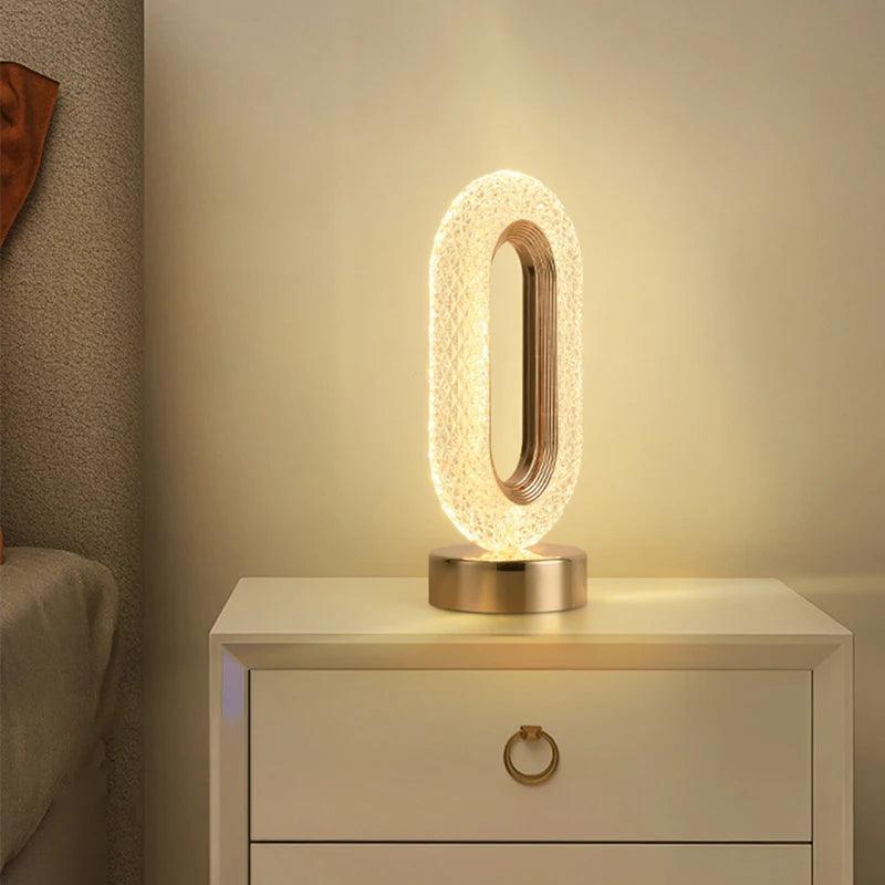 Crystal Table Lamp - Mi Amor Furnishings